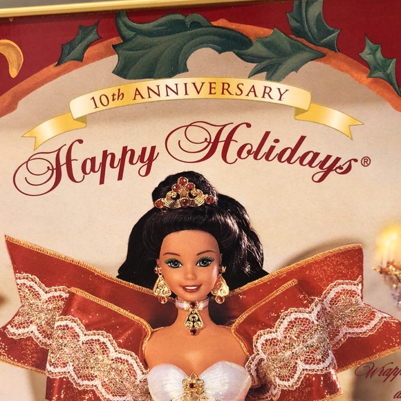 1997 Happy Holidays 10th Anniversary Barbie - Picture 15 of 16